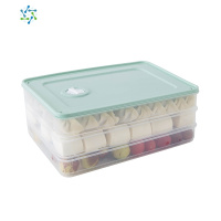 饺子盒冻饺子多层家用水饺食品收纳盒冰箱收纳盒鸡蛋收纳保鲜盒 三维工匠