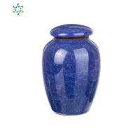 冰裂釉茶叶罐陶瓷茶罐功夫茶具配件 铁观音茶叶盒 陶瓷存储密封罐 三维工匠 水晶白冰裂茶叶罐