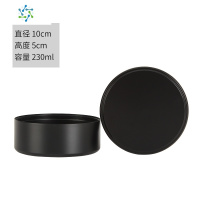 钛合金小号茶叶罐茶盒茶具金属普洱便携旅行不锈钢密封茶叶包装盒 三维工匠 圆100直径亮银色