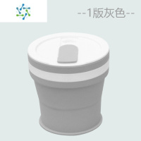 三维工匠折叠水杯硅胶水杯可装沸水咖啡杯便携式旅行伸缩可折叠杯子