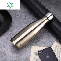 三维工匠大容量小口保温杯不锈钢男女便携运动水杯户外创意可乐瓶定制logo