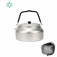 三维工匠户外露营烧水壶超轻铝便携野营水壶咖啡壶旅行复古泡茶壶车载炊具户外烧水壶