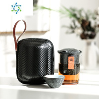 三维工匠便携式旅行茶具装备小套装户外随身泡茶壶茶杯单人露营喝茶快客杯户外烧水壶