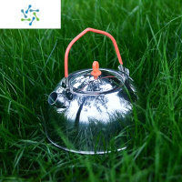 三维工匠户外304不锈钢水壶迷你烧水壶露营野炊登山钓鱼咖啡壶便携茶壶户外烧水壶