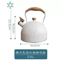 三维工匠烧水壶家用日式鸣笛烧水壶不锈钢电磁炉燃气灶通用家用户外茶水壶户外烧水壶