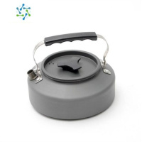 三维工匠折叠便携铝合金烧水壶露营野营野外旅行喝茶煮水用具户外明火锅具户外烧水壶