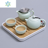 三维工匠旅行功夫茶具套装家用简约便携式户外一壶二杯酒店客房泡茶壶茶杯户外烧水壶