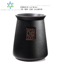 三维工匠功夫茶具配件黑檀实木茶道六君子套装大全6君子泡茶工具茶夹针勺茶具