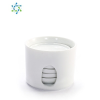 三维工匠百搭6片装青瓷功夫茶杯垫套组圆形品茗茶托隔热陶瓷茶具茶道配件茶具