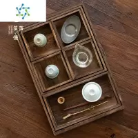 三维工匠桐木茶盘果盘简约实用实木干泡台家用茶室大号茶台茶托盘茶具茶具