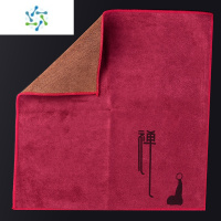 三维工匠 茶巾毛巾抹布棉麻茶台几 中国风禅意茶具配件吸水加厚茶布茶具