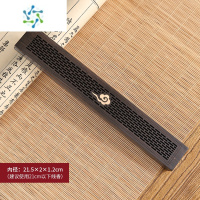 三维工匠黑檀木卧香盒香炉家用室内檀香薰香炉线香盒香插木质卧香炉底座茶具