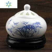 三维工匠定时调温 电子檀香炉 陶瓷香薰炉沉香炉佛精油插电香薰灯木屑粉盖茶具