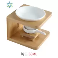 三维工匠局 蜡烛香薰灯楠竹香炉陶瓷精油灯家用精油机卧室摆件美容院茶具