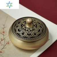 三维工匠纯铜香炉大号家用室内安沉香盘香熏香炉麒麟三足供佛檀香香薰炉茶具