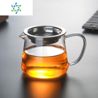 三维工匠公道杯玻璃功夫茶具配件茶漏茶滤一体套装加厚茶海单个分茶器公杯茶具