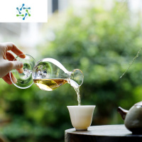 三维工匠布道者网红创意玻璃公道杯高脚分茶器高脚茶杯简约公道杯时尚配件茶具
