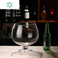 三维工匠网红特大号酒杯大容量啤酒杯鱼缸超大巨型红酒杯高脚杯玻璃英雄杯 3500毫升(mL)