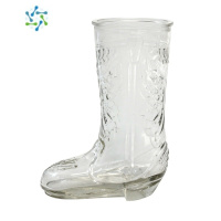 三维工匠德式创意靴子传统啤酒杯精酿啤酒杯大容量扎啤杯透明玻璃酒吧趣味 600mL女士