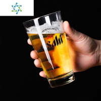 三维工匠日式朝日啤酒杯料理店专用喝酒杯子Asahi酒杯家用玻璃杯商用 朝日宽口啤酒杯