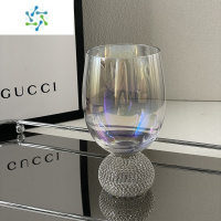 三维工匠仪式感轻奢高级感镶钻石红酒杯水晶玻璃大肚醒酒器葡萄高脚杯女款 [红酒杯]缠钻[七彩]