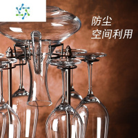 三维工匠红酒杯套装家用水晶玻璃酒具葡萄酒醒酒器一体杯架创意6只高脚杯 水晶 380ml x 6支+水晶竖琴+一帆风顺酒架