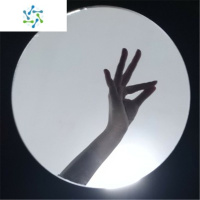 三维工匠摄影摄像圆形塑料镜子亚克力小镜片有机玻璃镜便携带安全镜不割手 直径40厘米3毫米厚 高清镜面便携式用镜