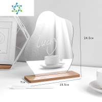 三维工匠网红不规则镜子ins风异形梳妆镜女拍照宿舍复古台式桌面镜化妆镜 无规则形状便携式用镜