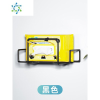 三维工匠卫生间马桶纸架厕所湿巾收纳盒壁挂架子湿厕纸纸巾置物架厨房器 黑色纸巾盒