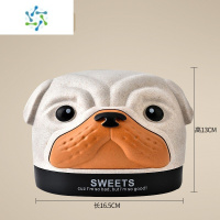 三维工匠创意纸巾盒客厅家用餐巾纸卷纸筒卧室宿舍桌面简约可爱卡通抽纸盒 米色小狗[抽纸盒]