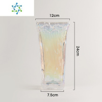 三维工匠woo fun轻奢花瓶摆件客厅插花ins风玻璃瓶卧室水养鲜花北欧风格 西班牙花瓶--珠光 [店长推荐]