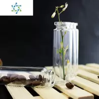 三维工匠50只小吊瓶透明玻璃瓶子小号种多肉花瓶迷你悬挂水养植物花器 50只 2.2CM*7CM玻璃瓶 18ML