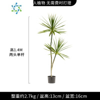 三维工匠轻奢大型仿真绿植龙舌兰假植物盆栽室内客厅装饰家居落地盆景摆件花卉