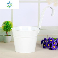 三维工匠欧式田园彩色铁皮吊盆家居装饰阳台壁挂花盆垂吊创意绿植多肉花盆花盆容器