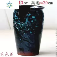 三维工匠特大缺口造型瘦高多肉花盆粗陶切口陶瓷多肉植物陶罐法师悬崖老桩花盆容器