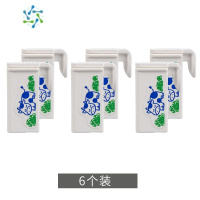 三维工匠LEC牛奶密封夹淡奶油酸奶保鲜夹可伸缩牛奶盒封口夹子2枚入 白色伸缩款/3包6个装