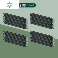 三维工匠食品袋夹子积木封口夹密封夹厨房食物零食薯片夹封口条器 透明绿(16个装)