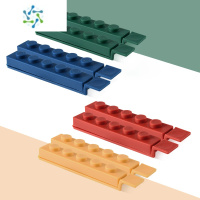 三维工匠食品袋夹子积木封口夹密封夹厨房食物零食薯片夹封口条器 马卡龙色系8个装