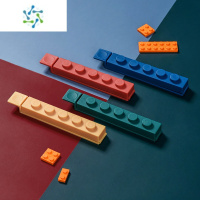 三维工匠食品袋夹子积木封口夹密封夹厨房食物零食夹子封口条防潮封口器 马卡龙色系8个装