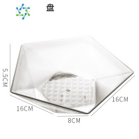 三维工匠果盘创意现代客厅茶几 瓜子坚果盘家用糖果盘子 办公室零食干果盘 五角星糖果盘[灰色]*3