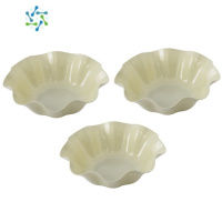 三维工匠现代家用果盘客厅干果盘子水果盘茶几零食糖果盘创意瓜子盘塑料盘 北欧绿色 3个装