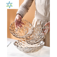 三维工匠水果盘玻璃盘子网红果盘现代客厅创意家用茶几零食坚果北欧风格 耐磨历久弥新♥运费险无忧购♥对比见证品质