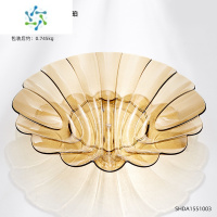 三维工匠ins风亚克力果盘创意现代简约家用客厅茶几零食糖果水果瓜子托盘 砗磲-琥珀