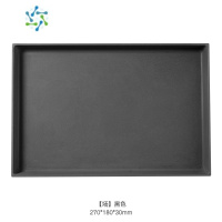 三维工匠水泥茶盘家用干果盘创意简约客厅茶几零食摆件收纳北欧ins [场]黑色 收藏加购优先发货