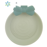 三维工匠塑料果盘网红水果盘家用客厅现代创意瓜子干果茶几果盆零食糖果盒 6556甜甜圈果盘21.5-23绿色