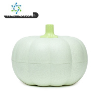 三维工匠南瓜水果盘客厅家用零食盘糖果盒网红创意大号干果盘茶几瓜子塑料 小号南瓜-绿色