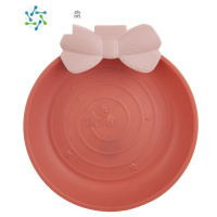 三维工匠塑料果盘网红水果盘家用客厅现代创意瓜子干果茶几果盆零食糖果盒 6556甜甜圈果盘21.5-23红色