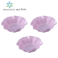 三维工匠现代家用果盘客厅干果盘子水果盘茶几零食糖果盘创意瓜子盘塑料盘 北欧紫色3个装