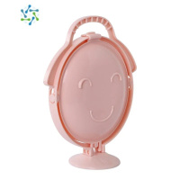 三维工匠果盘三层折叠水果盘家用客厅创意瓜子干果茶几果盆零食糖果点心盘 北欧粉