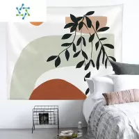 三维工匠ins风北欧挂布背景布网红画布布置装饰墙布卧室宿舍床头布背景墙装饰画